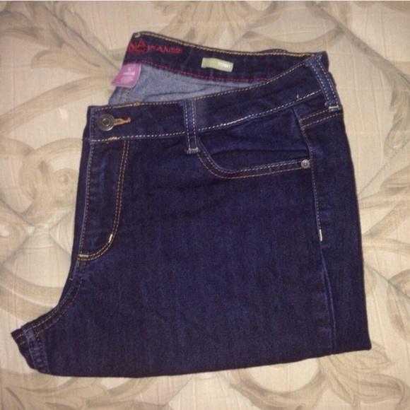 NOT FOR SALE RN! DONT BUY Dark Navy Arizona Skinny Jeans Size 15 - Picture 6 of 8